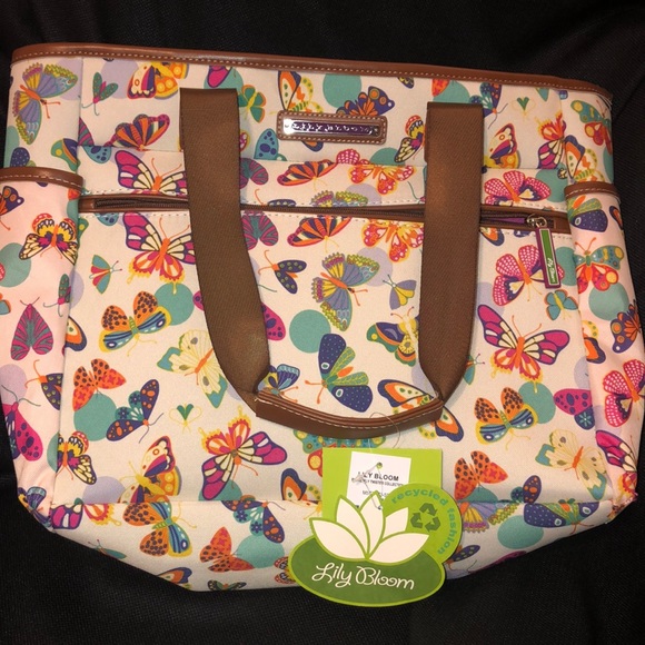 Lily Bloom Handbags - NWT - Lily Bloom satchel in Butterfly Twister